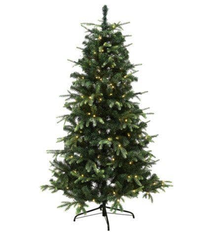 Joulukuusi keinotekoinen PE/PVC VIGA, luokka A, 200x134 cm w/LED NORDIC WINTER (780-217)