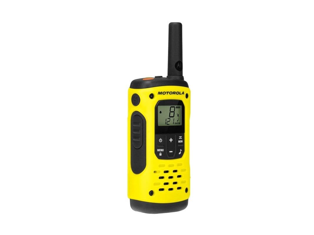 Motorola Talkabout T92 H2O, Ammattikäytön radiopuhelin (PMR), 16 kanavaa, 446.00625 - 446.19375 MHz, 10000 m, LCD, Micro-USB