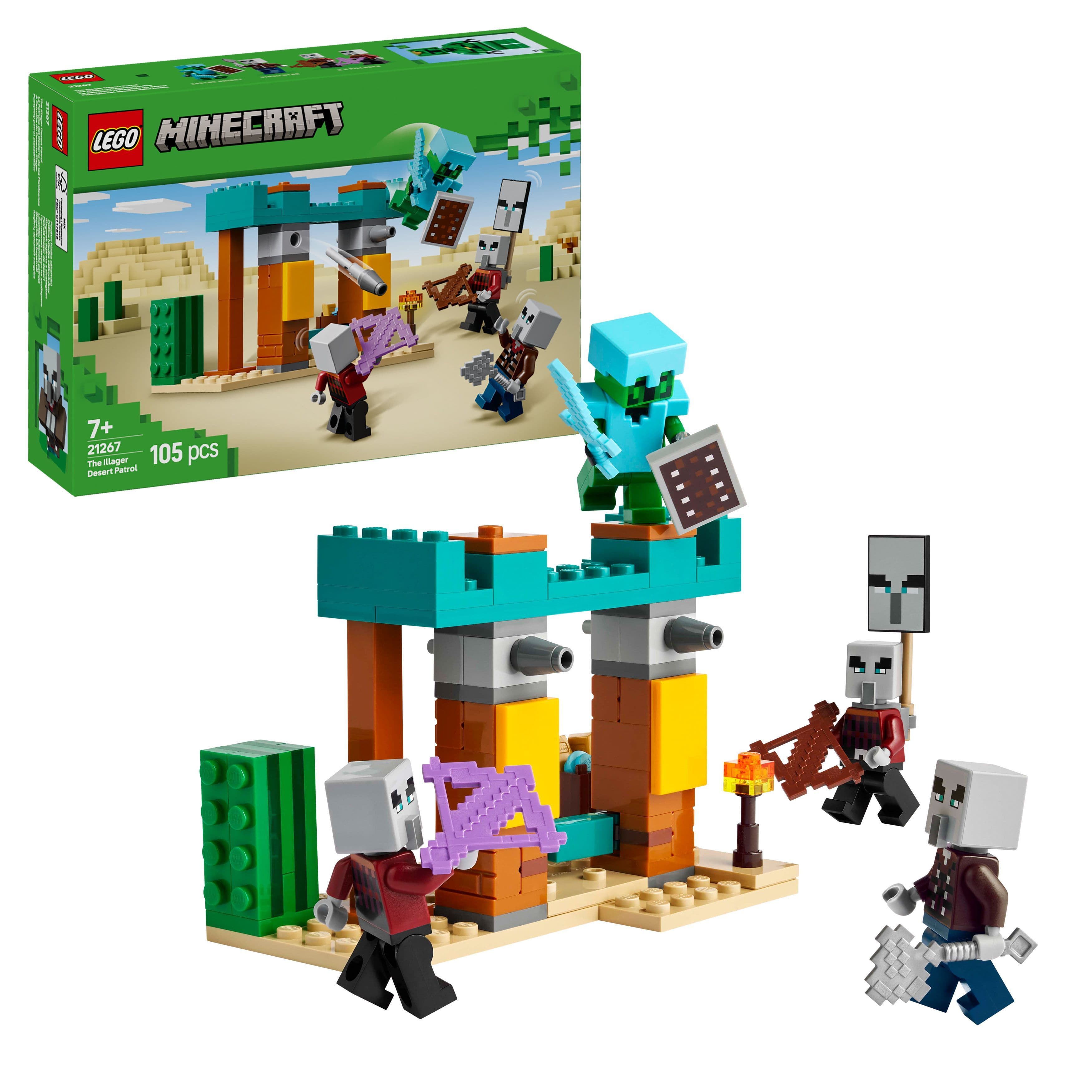 LEGO Minecraft 21267 Illager Desert Patrol
