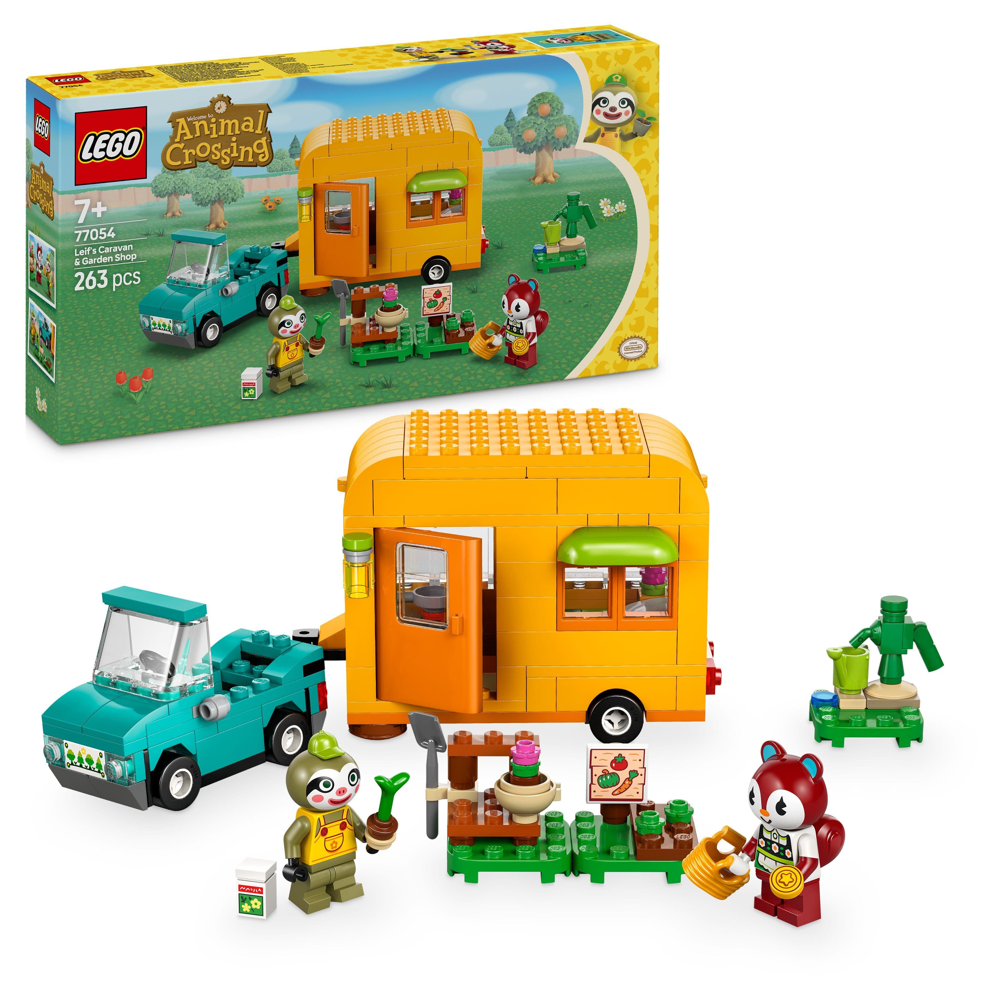 LEGO Animal Crossing 77054 Leif, asuntovaunu ja puutarhakauppa