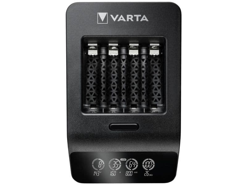 Varta LCD Smart Charger+ 4x 56706 Laturi pyöreille kennoille NiMH R03 (AAA), R6 (AA), NiMH R03 (AAA), R6 (AA)