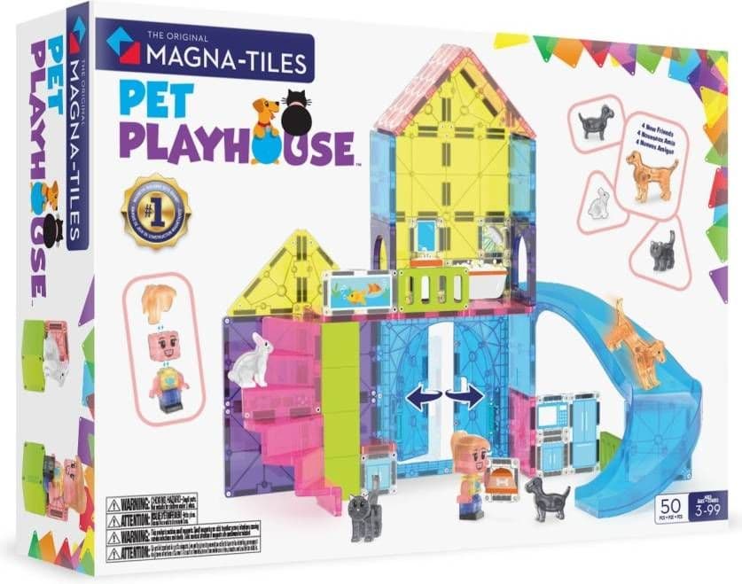 MAGNA-TILES Lemmikkieläinten leikkimaa 50 kpl
