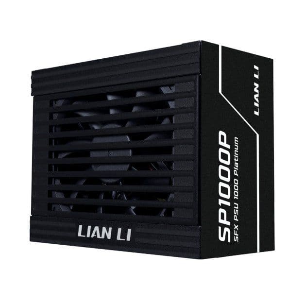Lian Li SP Series Platinum 80 PLUS Platinum virtalähde, SFX, täysin modulaarinen, PCIe 5.1, ATX 3.1 - 1000 wattia, musta