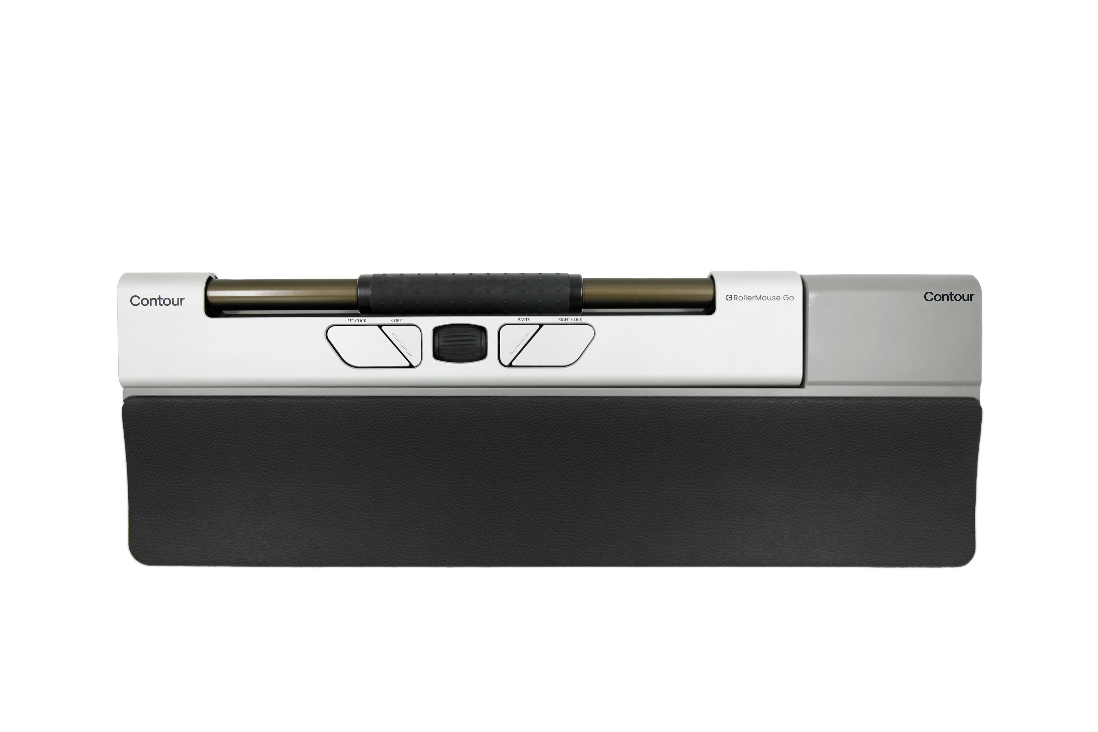 Contour Design RollerMouse Go + RollerMouse Go Dock, Ambidextrous, RF Wireless + Bluetooth + USB Type-A, 4000 dpi, musta, hopea