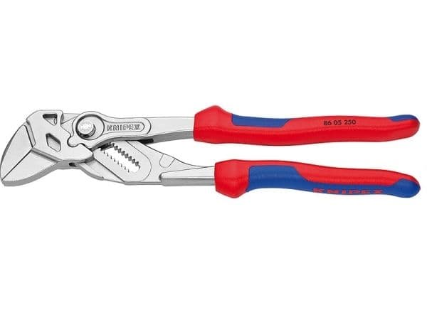 Knipex 86 05 250, Liukunivelpihdit, 4,6 cm, Kromivanadiini-teräs, Muovi, Sininen, Punainen, 250 mm