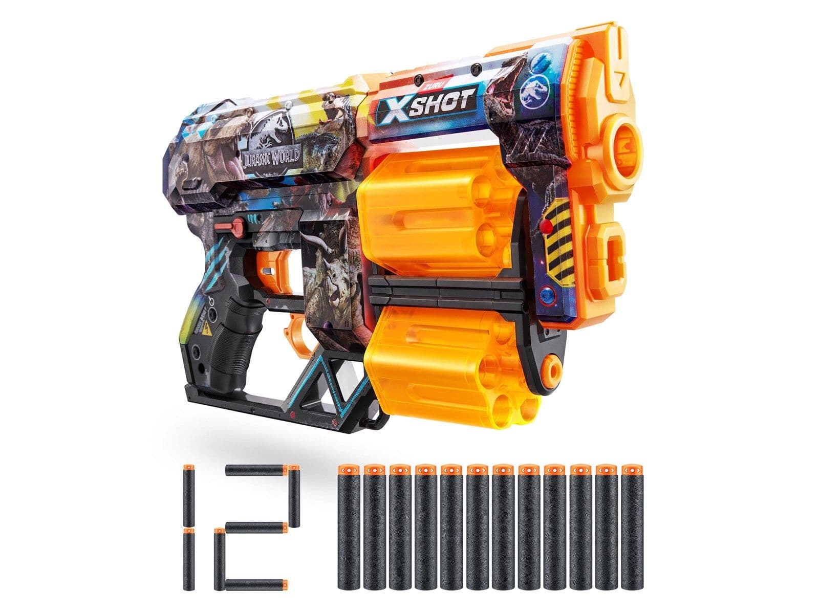 Zuru XSHOT Skins Dread Blaster - Jurassic World Skin (12 darts)