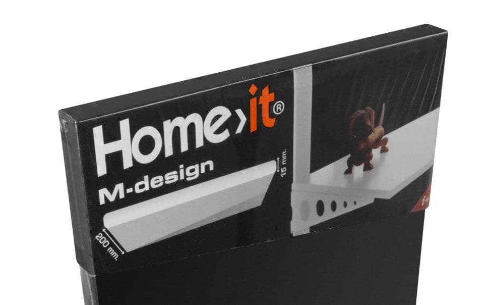 Hylly M-design 40x20x1.5 cm - musta Mitat: L400xS200xK15 mm Kantavuus 15 kg Väri: MustaPyöristetyt kulmatMateriaali: MDF-levy NC-lakatulla pinnallaLakattu kaikilta neljältä sivulta