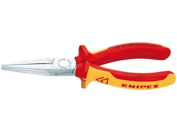 Knipex 30 16 160, Kärkipihdit, 5 mm, 4,65 cm, Terästä, Punainen, Keltainen, 160 mm