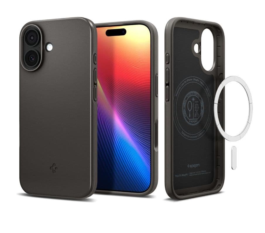 Mobilskal Spigen Thin Fit MagSafe för iPhone 17 grå