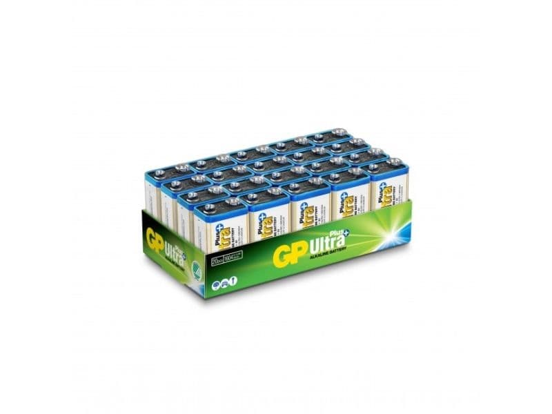 GP Batteries Ultra Plus Alkaline 1604AUP/6LF22, Paristot, 9V, Alkali, 9 V, 20 kpl.