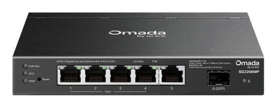 TP-Link SG2206MP, L2, Gigabit Ethernet (10/100/1000), Power over Ethernet -tuki, Telineasennus