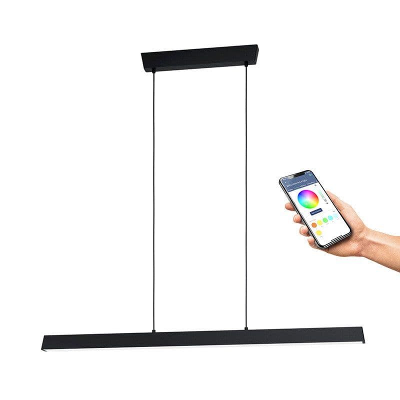 EGLO CONNECT-Z SIMOLARIS-Z Älykäs pitkän sivuvalaisin 122 cm – Musta (RGB + säädettävä valkoinen, Zigbee)