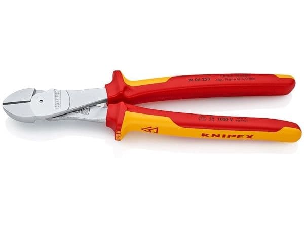 Knipex 74 06 250, Sivuleikkurit, Oranssi, Punainen, 250 mm, 453 g