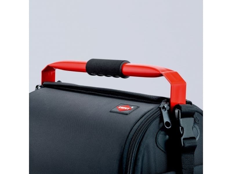 Knipex 00 21 08 LE, Musta, Punainen, Polyesteri, 2 taskua, 450 x 310 x 300 mm, 480 mm, 380 mm