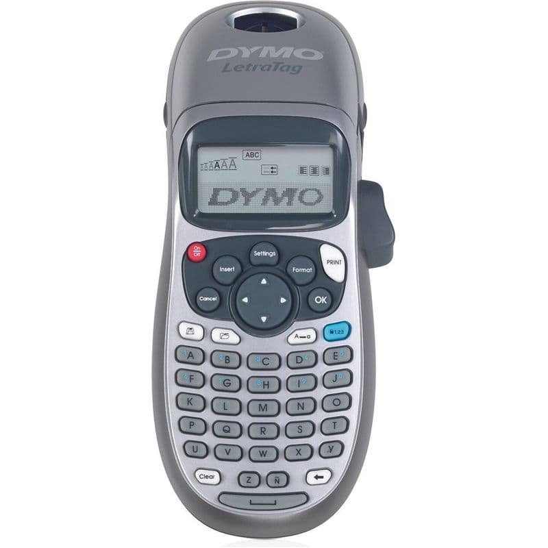 DYMO LetraTag 2174577, ABC, Suoralämpö, Väri, Langaton, Hopea