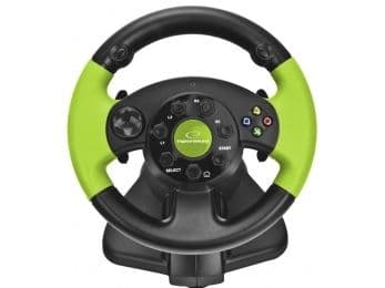 Esperanza EG104, Playstation 3, Xbox 360, Musta, Vihreä, 1 kpl