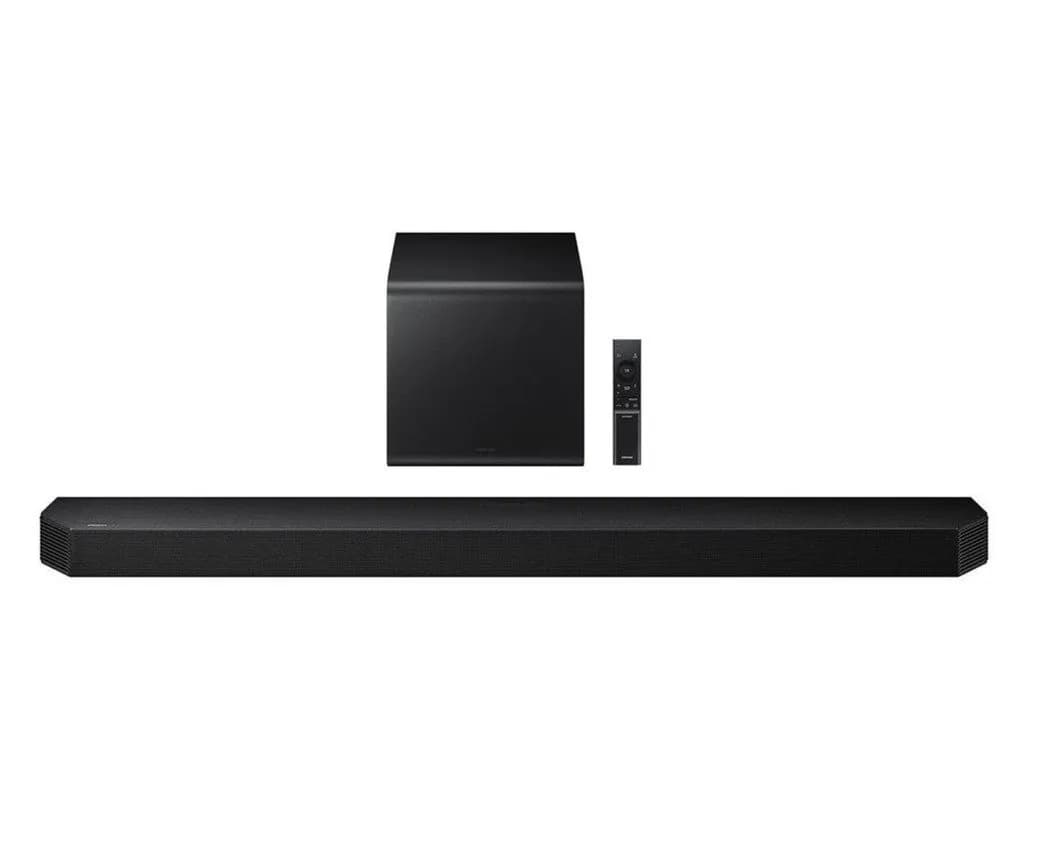 Samsung Q-series HW-Q800F/EN, 5.1.2 kanavaa, Dolby Atmos, Dolby Digital 5.1, Dolby Digital Plus, Dolby TrueHD, Langaton, Erillinen, Musta, AAC, AIFF, ALAC, FLAC, LPCM, MP3, OGG, WAV