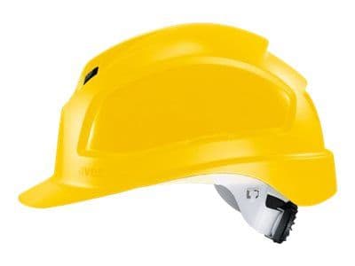 Suojakypärä, Uvex Pheos B, keltainen, PE, 51-61 cm