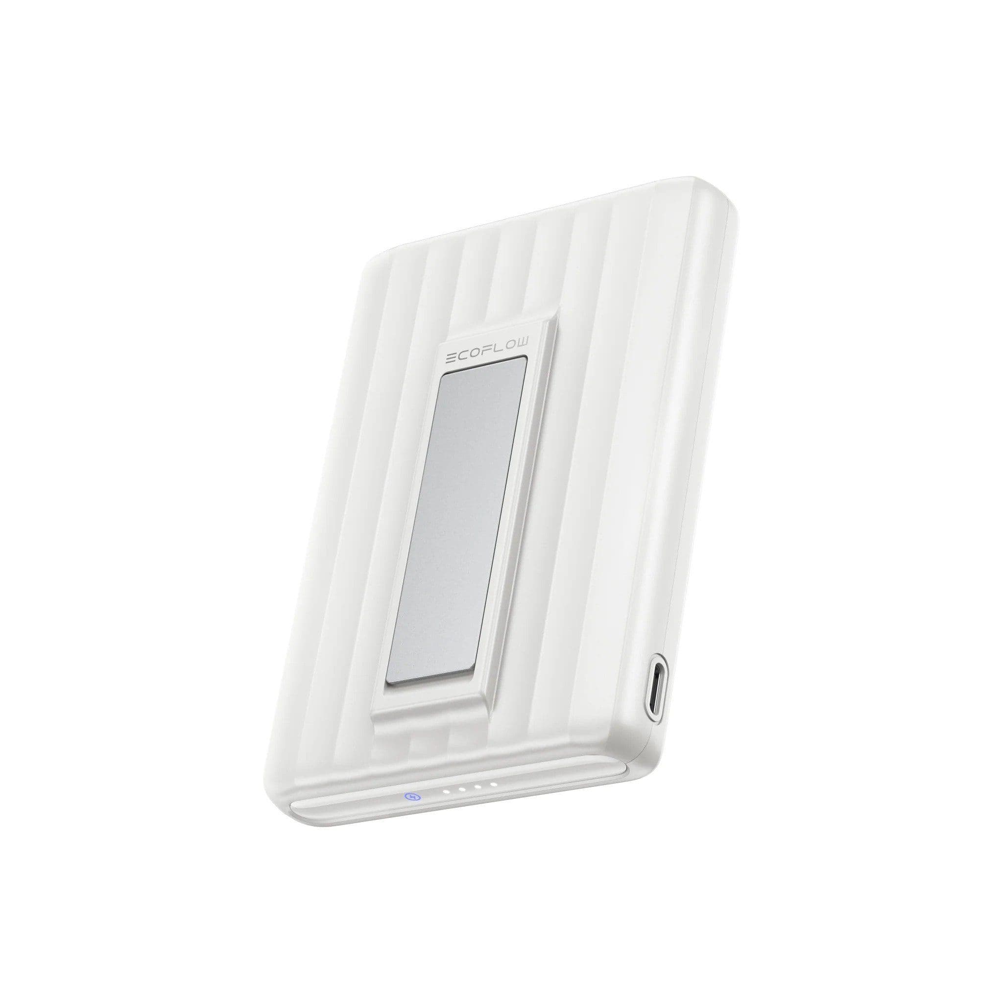 EcoFlow RAPID Mag (10000 mAh, 30 W, Qi1) – Magneettinen varavirtalähde - Valkoinen