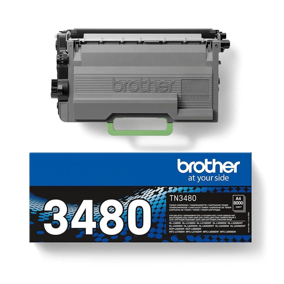 Brother TN-3480, 8000 sivua, Musta, 1 kpl