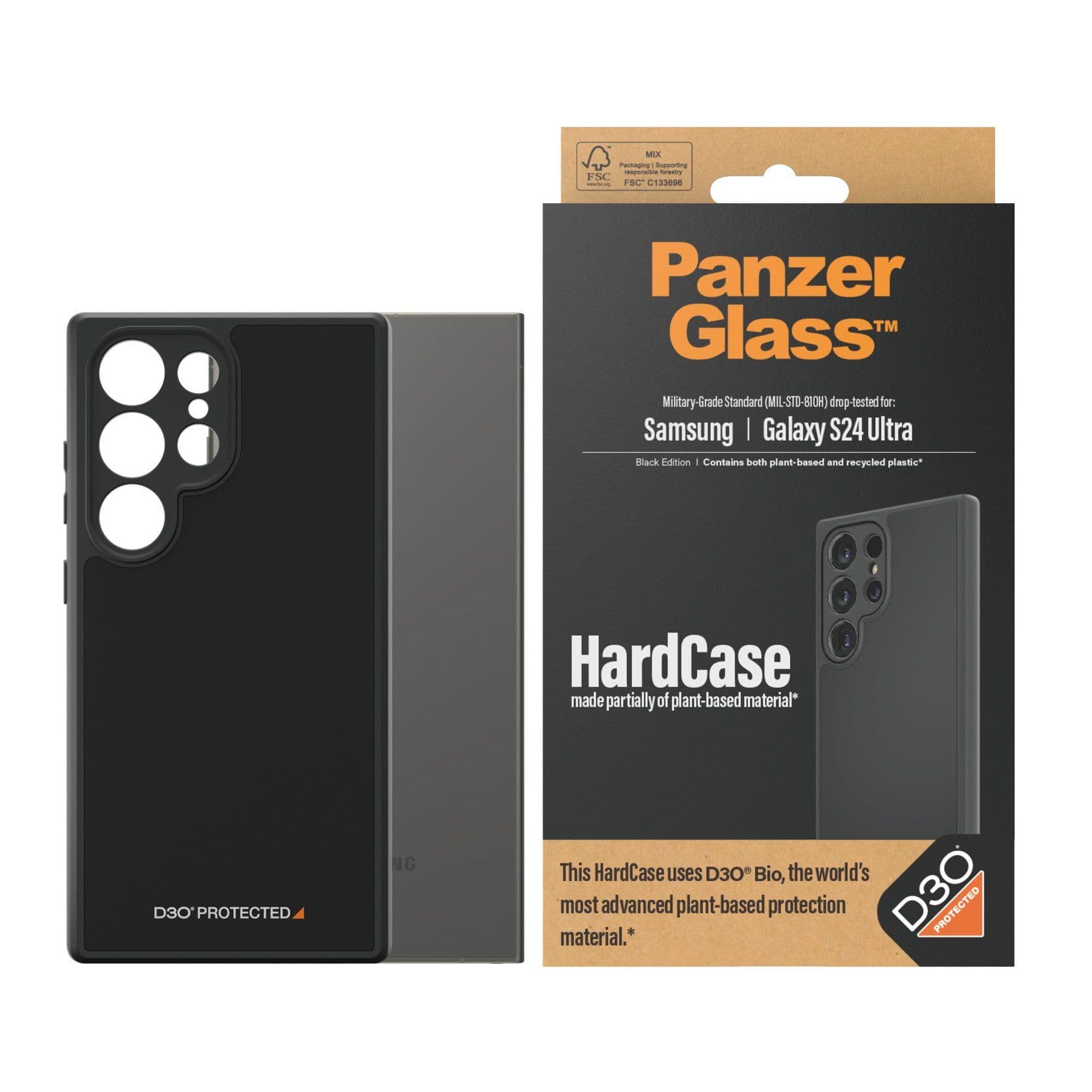 PanzerGlass™ | Kovakotelo - Takakansi - Musta | Galaxy S24 Ultra