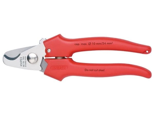 Knipex 95 05 165, Muovi, Ruostumaton teräs, Punainen, Ruostumaton teräs, 165 mm, 111 g