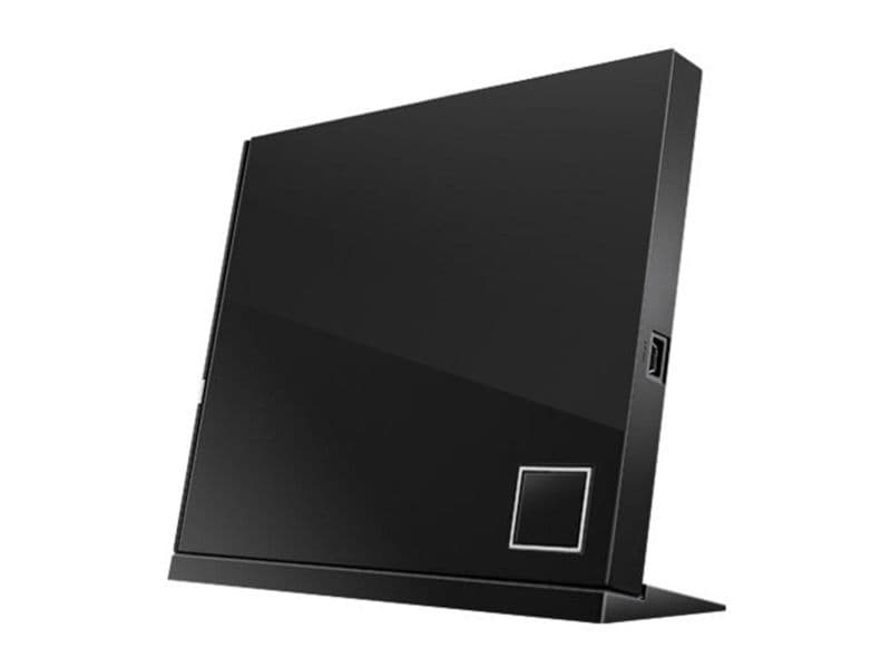 ASUS SBC-06D2X-U - Levyke - DVD±RW (±R DL) / DVD-RAM / BD-ROM - 6x - USB 2.0 - ekstern - lajiteltu