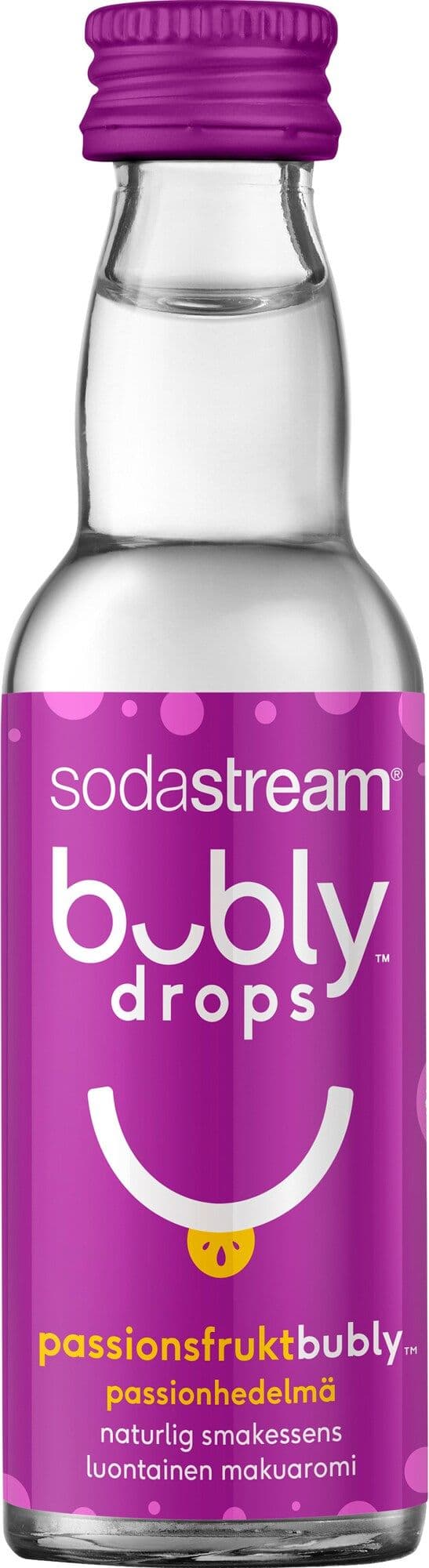 SodaStream Bubly Drops, 40 ml, Passion fruit, Passionhedelmä