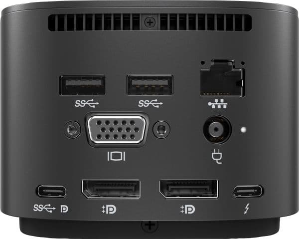 HP® | Thunderbolt Dock G4 - Telakointiasema - HDMI, 2 x DP, Thunderbolt, USB-C - GigE, 2,5 GigE - 120 Watt - Lajittele
