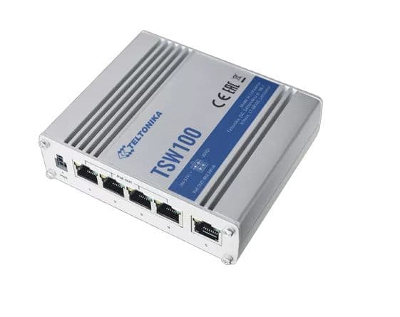 5 xRJ45 ports 100/1000 Mbps w IEEE 802.3 IEEE 802.3u 802.3az