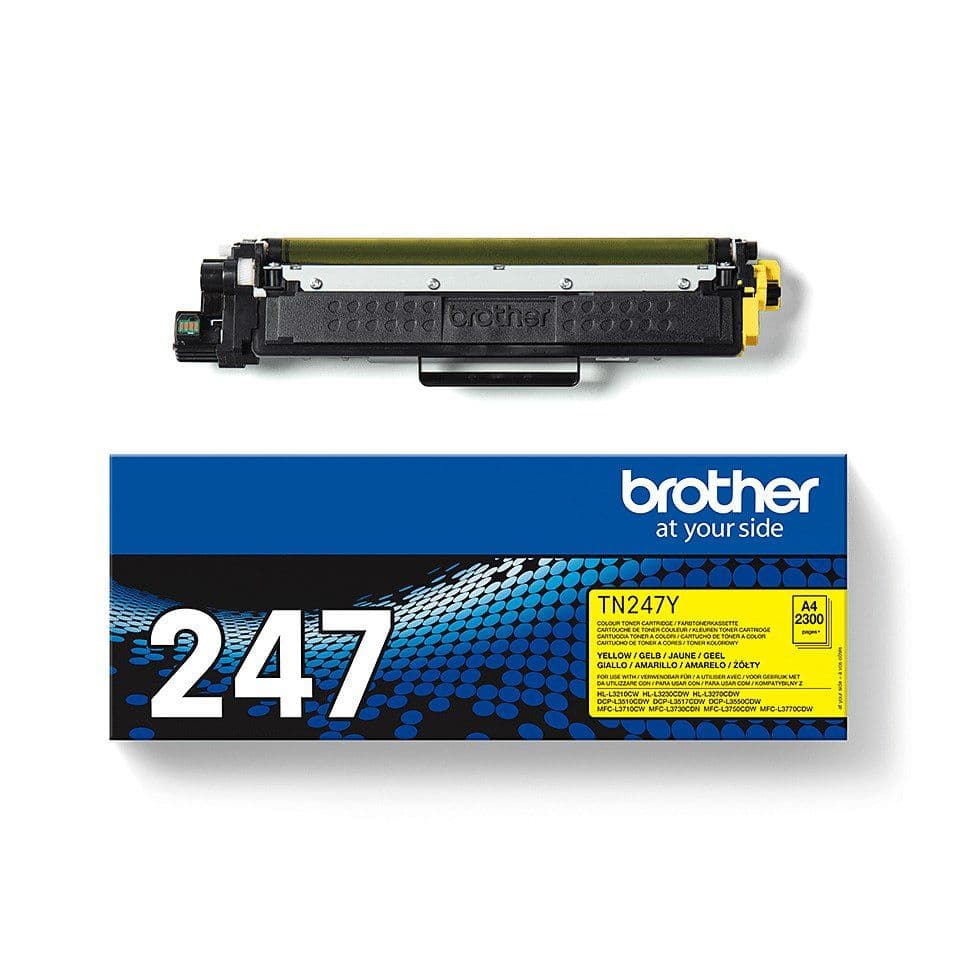 Brother TN-247Y, 2300 sivua, Keltainen, 1 kpl
