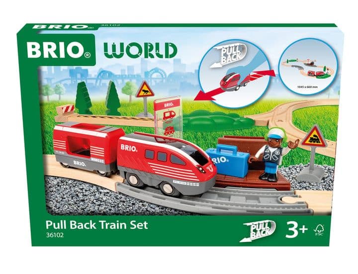 BRIO 36102 Pull Back Trainset