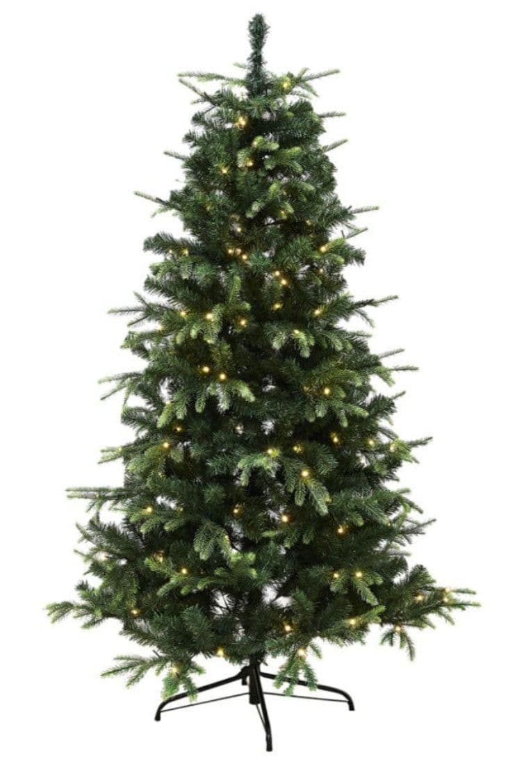 Joulukuusi keinotekoinen PE/PVC VIGA, luokka A, 170x116 cm w/LED NORDIC WINTER (780-215)