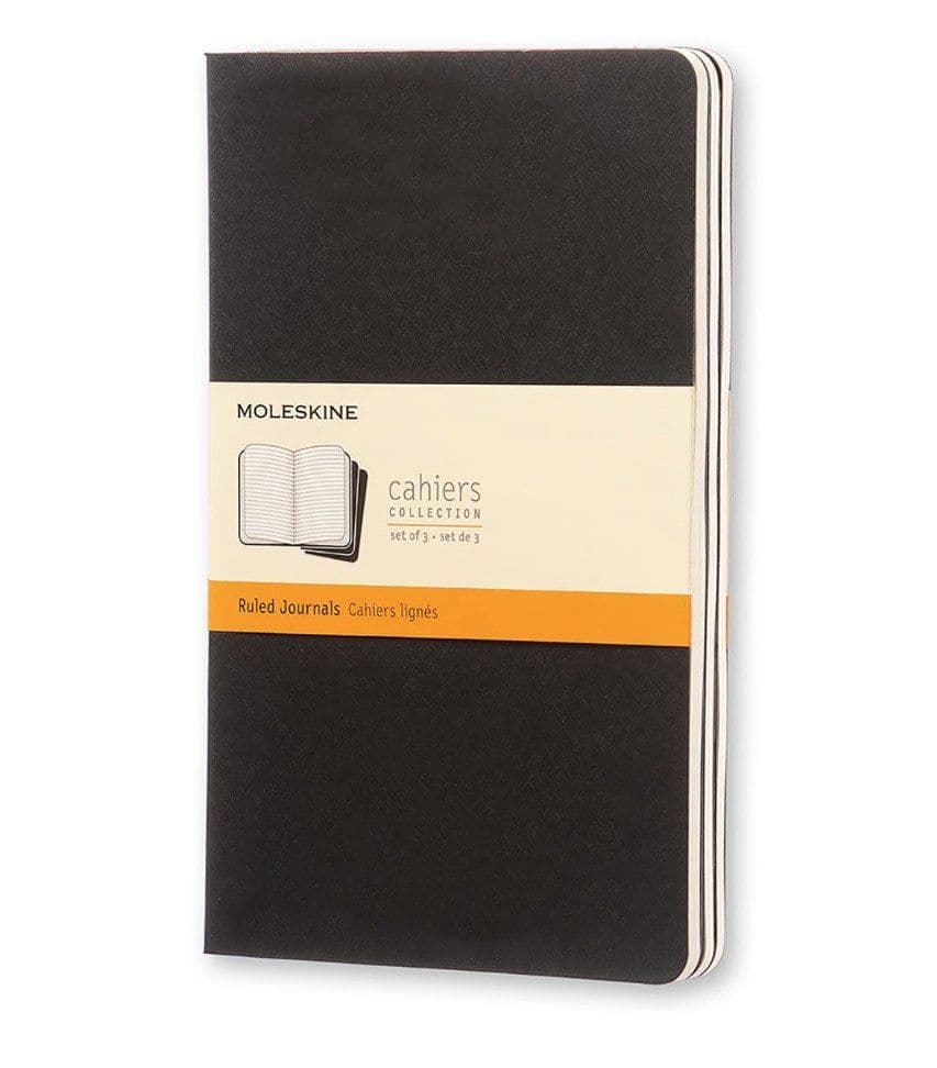 Moleskine Cahier Journal Blank Large Sort 3-Pak