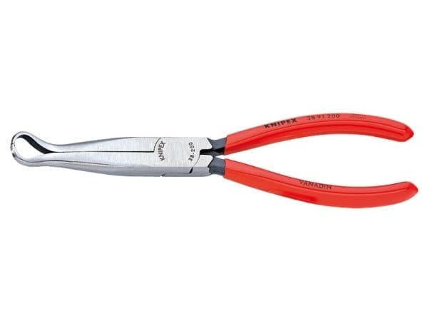 Knipex 38 91 200, 2,5 mm, 7,3 cm, Terästä, Muovi, Punainen, 200 mm