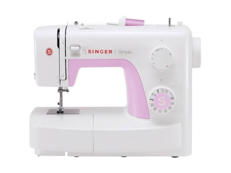 SINGER Simple 3223R, Punainen, Puoliautomaattinen ompelukone, Ompelu, 4-vaiheinen, Rotaatio, 5 mm