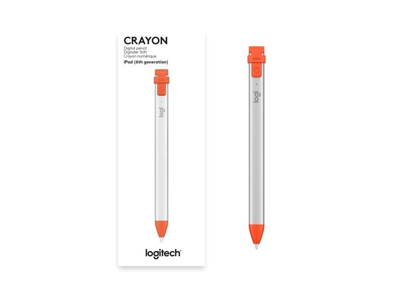 Logitech Crayon, Tabletti, Apple, Oranssi, Hopea, iPad 6th, Oranssi, Sisäinen