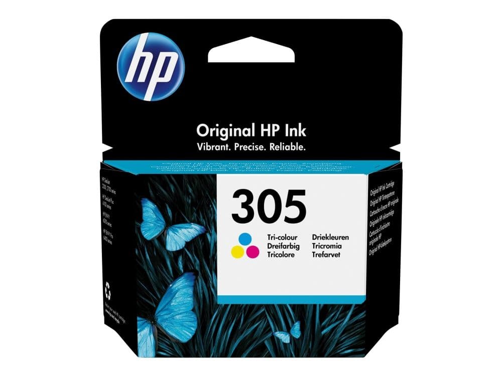 HP 305 - 4,48 ml - väri (syaani, magenta, keltainen) - alkuperäinen - värikasetti - Deskjet 1255, 23XX, 27XX, 41XX DeskJet Plus 41XX ENVY 60XX, 64XX ENVY Pro 64XX DeskJet Plus 41XX ENVY 60XX, 64XX ENVY Pro 64XX