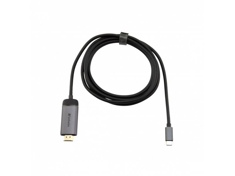 Verbatim - Video/audiokapeli - 24 pin USB-C han til HDMI han - 1,5 m - 4K-tuki