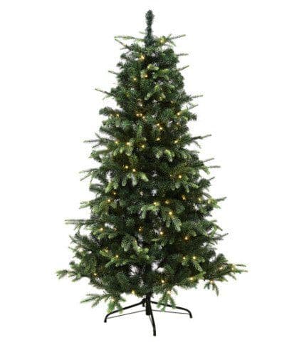 Joulukuusi keinotekoinen PE/PVC VIGA, luokka A, 140x96 cm w/LED NORDIC WINTER (780-213)