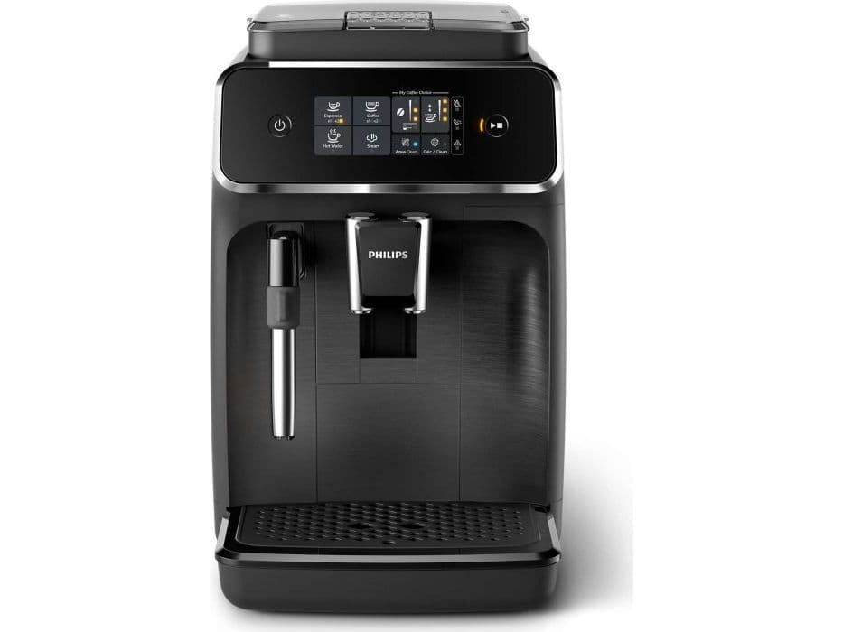 Philips 2200 series Series 2200 EP2220/10 Täysautomaattiset espressokeittimet, Espressokone, 1,8 L, Kahvipavut, Jauhettu kahvi, Sisäänrakennettu jauhin, 1500 W, Musta