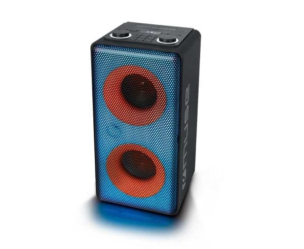 Muse M1808DJ, 150 W, Kaapeli & johto, Lajittelu, Kolmivärinen, LED, Liesi, valo