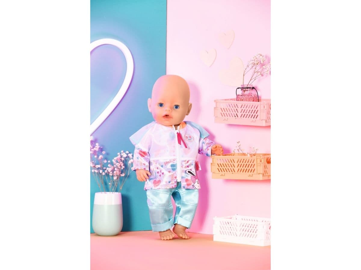 BABY born Casual Outfit Aqua, Nuken vaatesetti, 3 vuosi/vuosia, 81 g