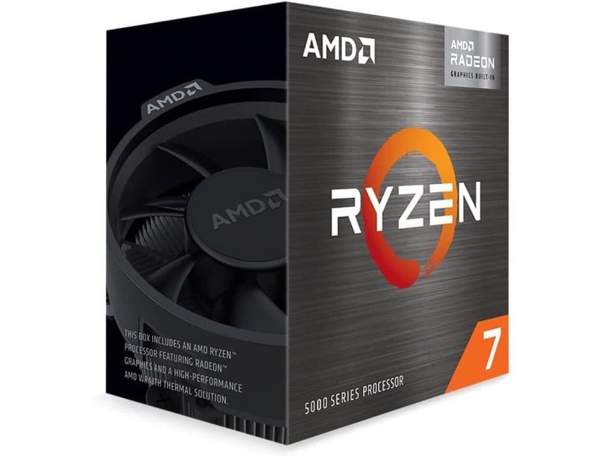 AMD Ryzen 7 5700G, AMD Ryzen™ 7, Kanta AM4, 7 nm, AMD, 5700G, 3,8 GHz