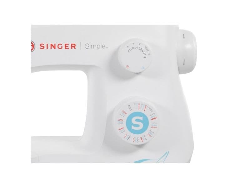 SINGER Simple 3337, Valkoinen, Automaattinen ompelukone, Ompelu, 1 Askel, Sähkö
