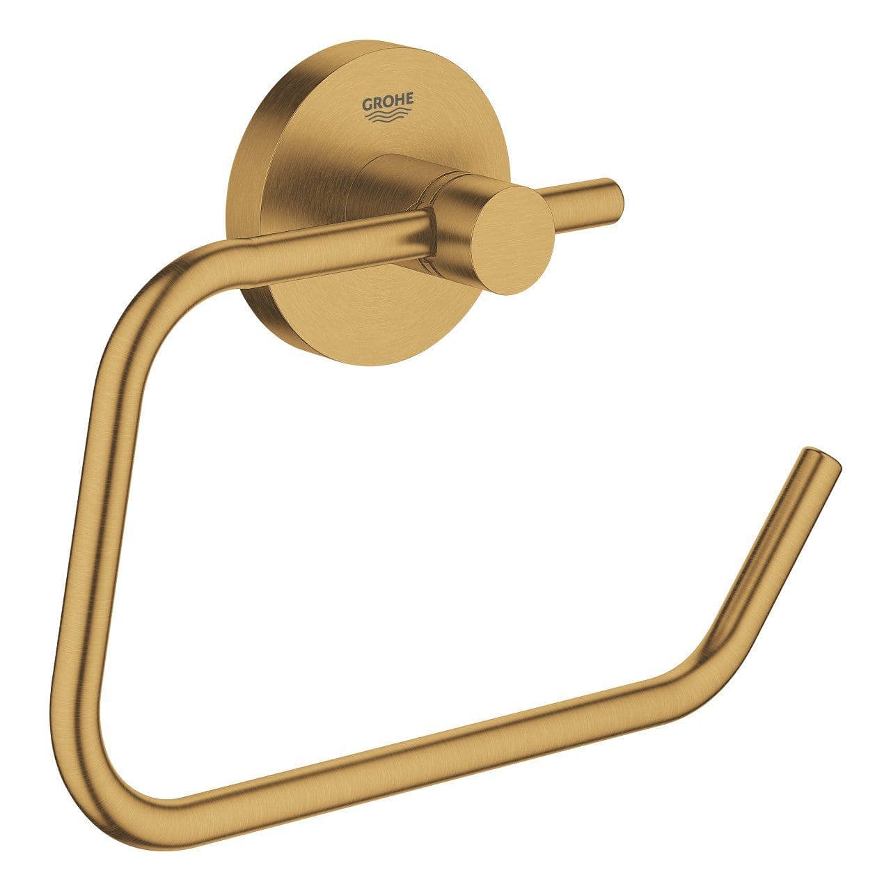 Grohe Essentials wc-paperiteline - harjattua messinkiä