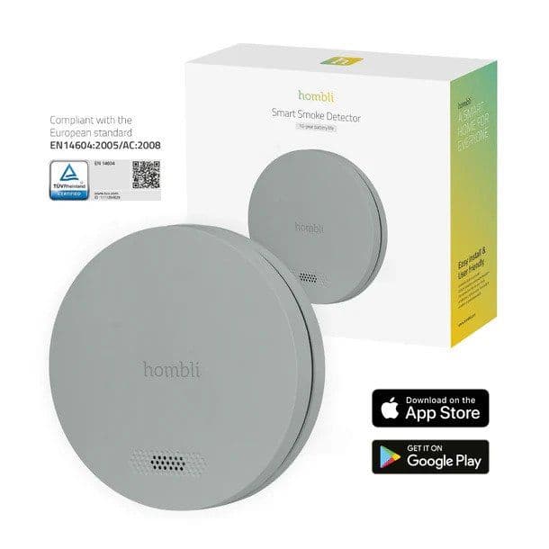 Hombli Smart Smoke Detector Savuhälytin - Harmaa