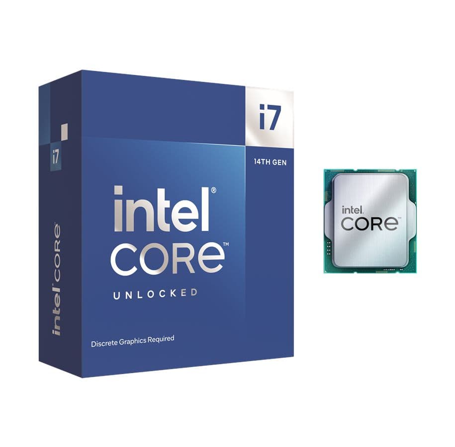 Intel® | Core™ i7-14700KF - 20-ydin - 3,4 GHz (jopa 5,6 GHz Turbo) - LGA1700-kanta | Laatikko (ilman jäähdytintä)