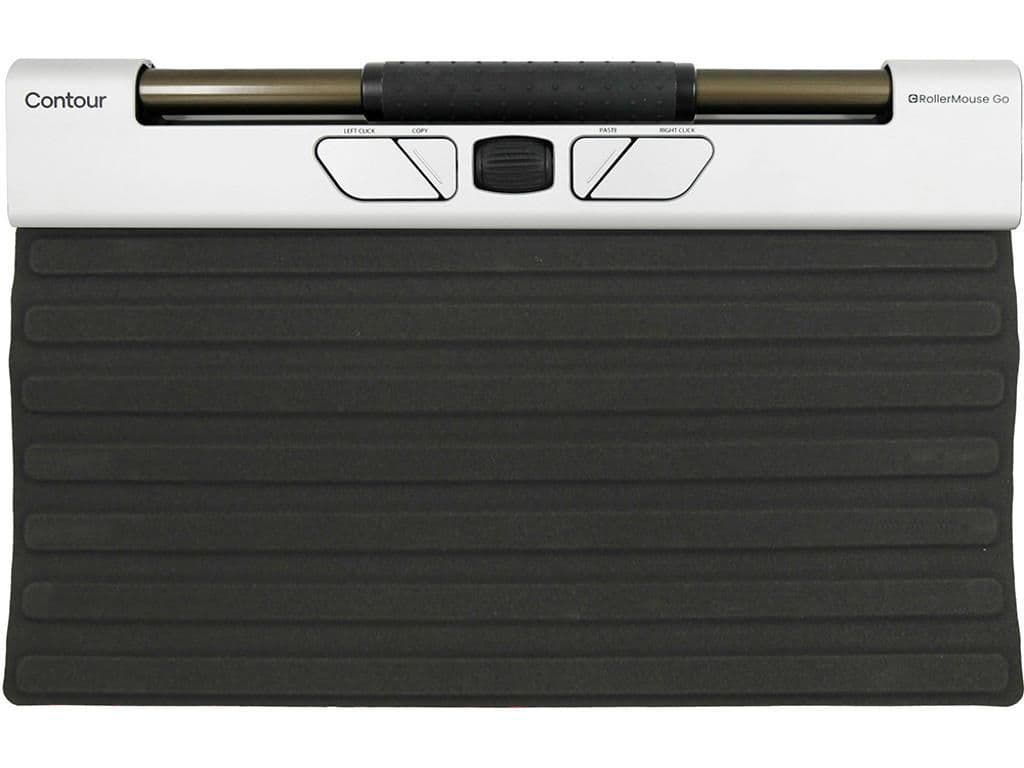 Contour RollerMouse go - keskeinen osoitinlaite - ergonominen - vasen- ja oikeakätinen - 5 painiketta - langaton - Bluetooth, USB-C