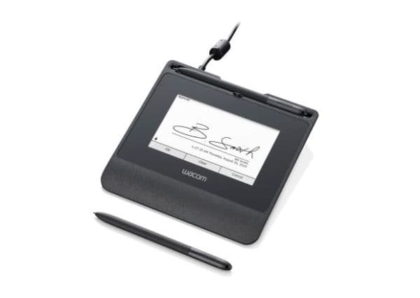 Wacom STU-540 - Allekirjoituspääte LCD-näytöllä - 10,8 x 6,5 cm - sähkömagneettinen - kaapelointi - sarjaportti, USB 2.0 - mustaa - musta